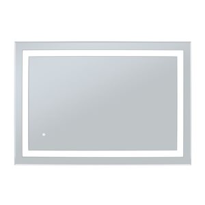 WarmlyYours Audrey 40 x 28-in LED Backlit Wall-Mounted Bevelled Rectangle Mirror