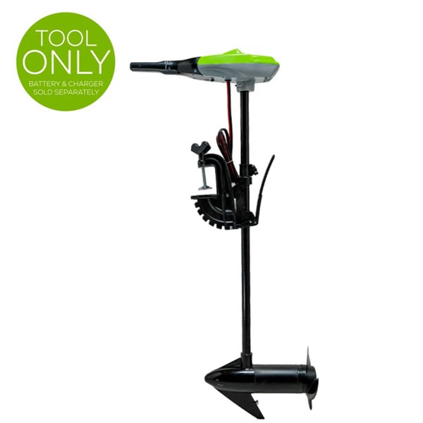 Greenworks Electric 12V 55-lb Transom Mount Trolling Motor