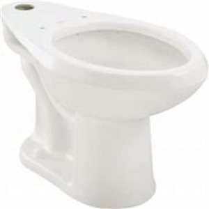 American Standard Madera 1.0 - 1.6 GPF 15-in Height Top Spud Elongated Bowl - White/Without Seat