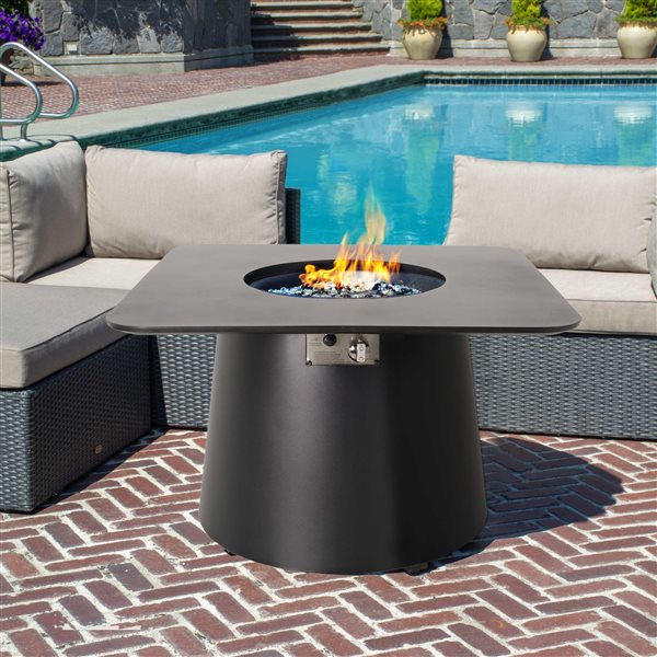 Paramount Opus Square Fire Pit Table, 39IN