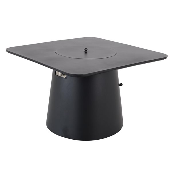 Paramount Opus Square Fire Pit Table, 39IN