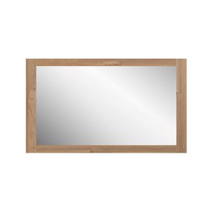 Miroir rectangulaire Almere GEF 48 po l. avec cadre en chêne brun