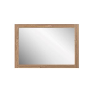 Miroir rectangulaire Almere GEF 40 po l. avec cadre en chêne brun