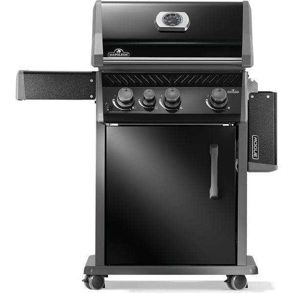 Napoleon Rogue 425 Black 3-Burner Natural Gas Grill w/ Range Side Burner