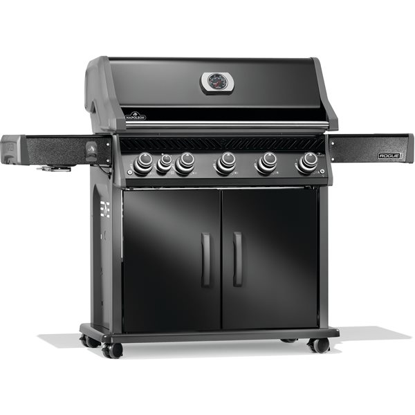 Napoleon Rogue PRO 625 Black 5-Burner Natural Gas Grill w/ Infrared Side Burner