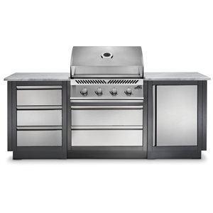 Napoleon Built-in 500 Series 4-Burner Oasis 100 Bundle Natural Gas Stainless Steel Built-In Gas Grill