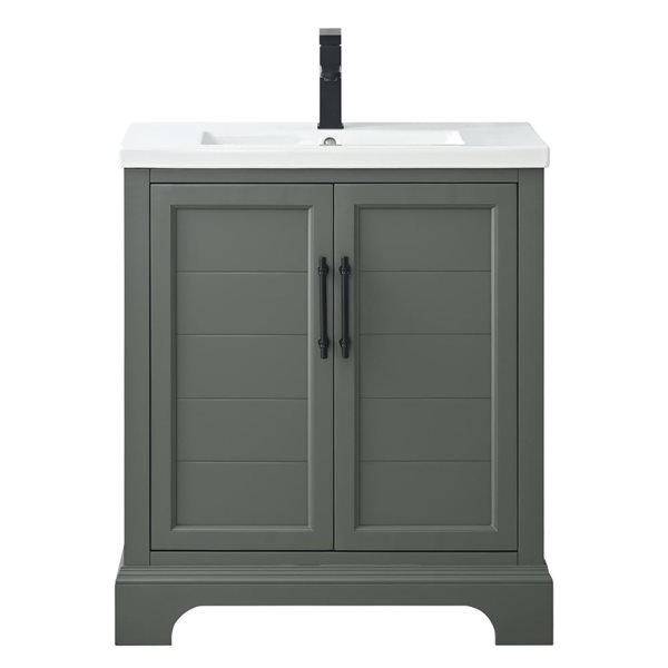 Vanity Art 30 W x 18 D x 35-in H Single Sink Bathroom Vanity with Sink ...