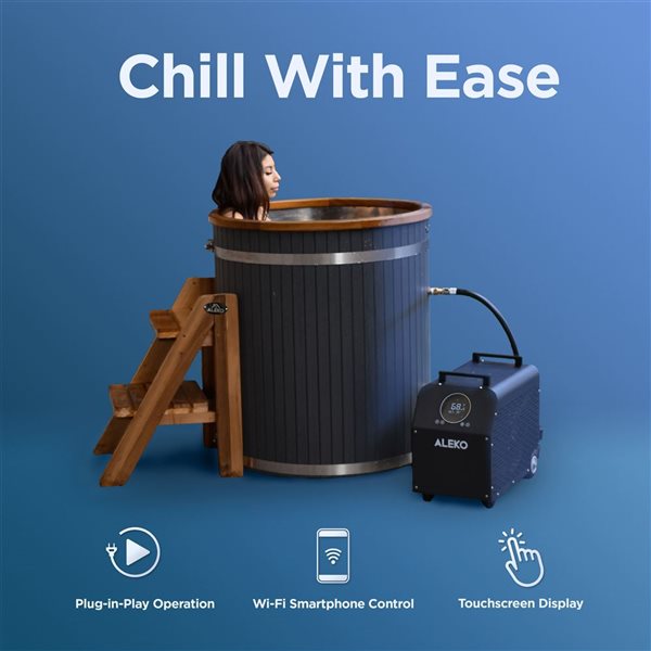 ALEKO Lumina 1 HP 110 V Cold Plunge Dual Chiller and Heater