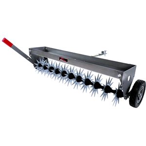 Brinly 40-in Tow-Behind Spike Aerator w/ Transport Wheels