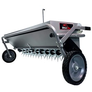 Brinly 40-in Combination Aerator Drop Spreader