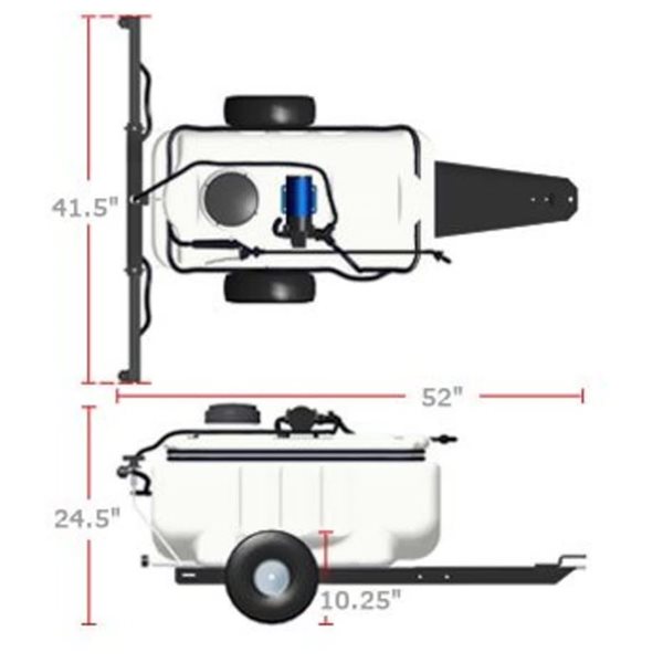 Brinly 95-L Tow-Behind Sprayer