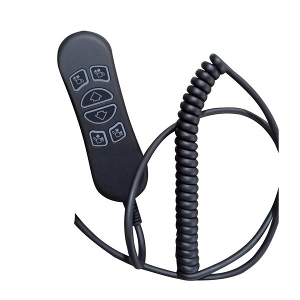 HomeTrend Aisha Beige Microfibre Power Lift Recliner w/ Adjustable Headrest