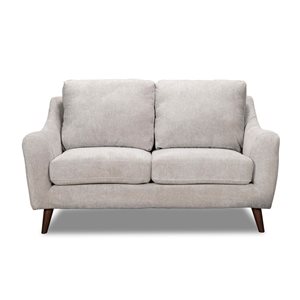 Causeuse Kitchener HomeTrend en polyester beige