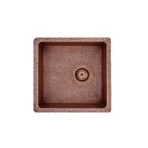 Unique Home Supplies 21-in W 16 Gauge Copper Kitchen Sink