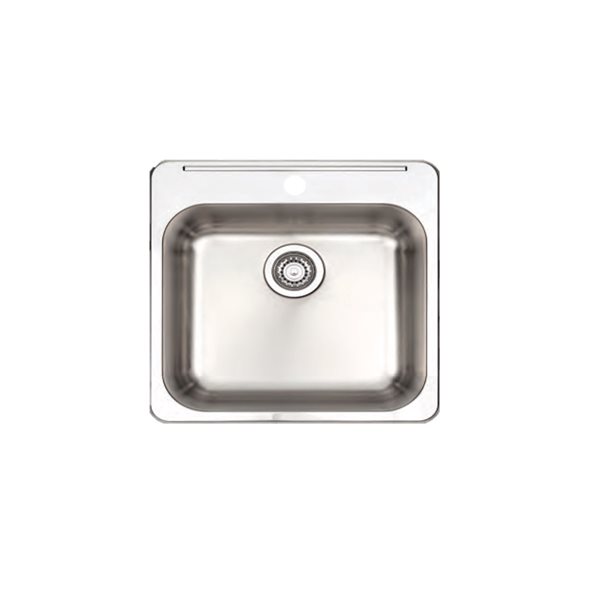 Unique Home Supplies 20-in W 18 Gauge Stainless Steel Kitchen Sink