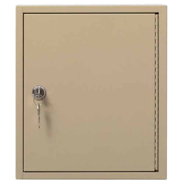 Basicwise 60-Key Wall Mount Security Steel Cabinet w/ Tags and Lock