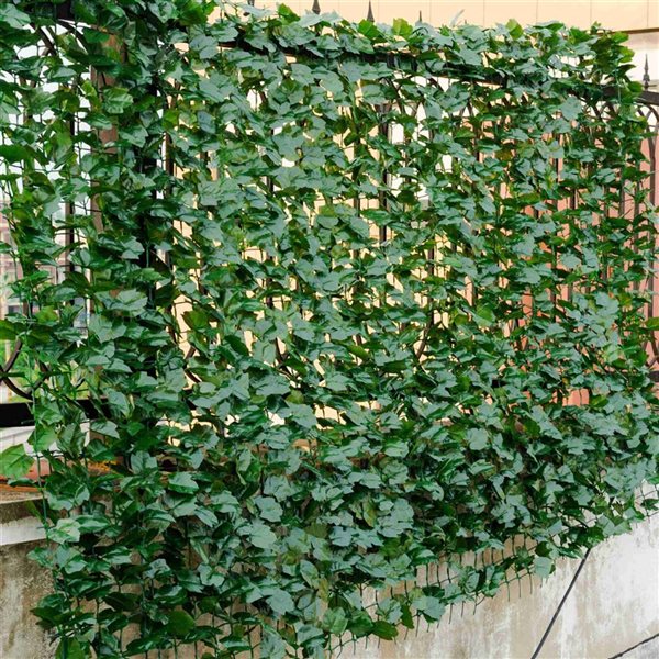 Costway 40 x 95-in Faux Ivy Leaf Decorative Hedge Privacy Fence Screen