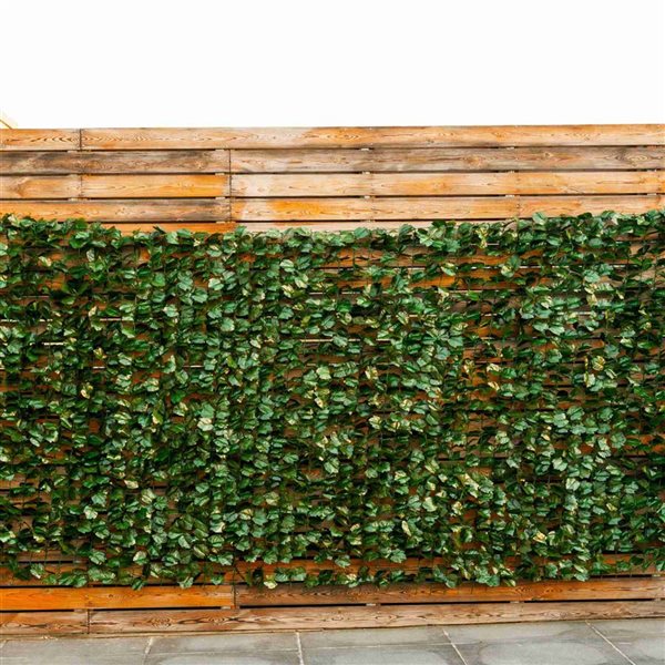 Costway 40 x 95-in Faux Ivy Leaf Decorative Hedge Privacy Fence Screen