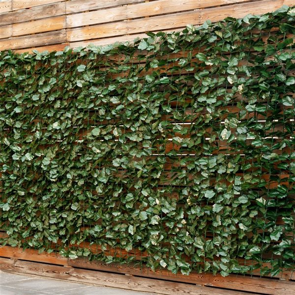 Costway 40 x 95-in Faux Ivy Leaf Decorative Hedge Privacy Fence Screen