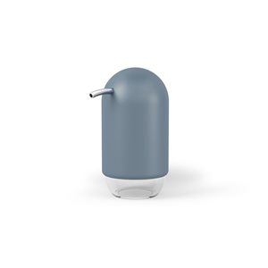 Distributeur de savon Touch par Umbra en plastique, bleu ardoise