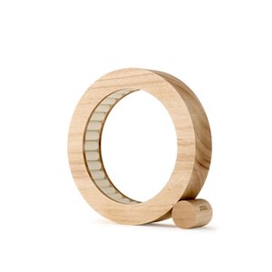 Umbra Ferris Modern Lined Wood Jewelry Roll Organizer - Natural