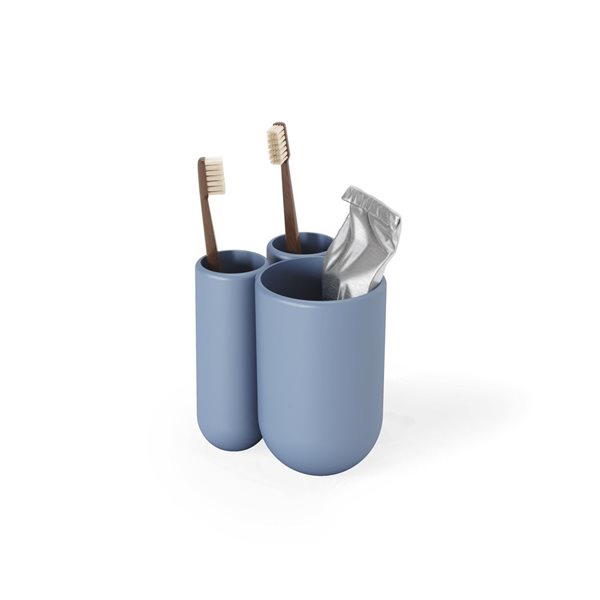 Umbra Touch Plastic Toothbrush Holder - Slate Blue