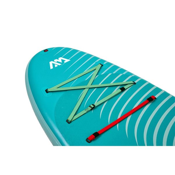 Planche à pagaie debout gonflable Dhyana Aqua Marina 11 pi L. x 34 po l. en PVC pour utilisation sur eau calme
