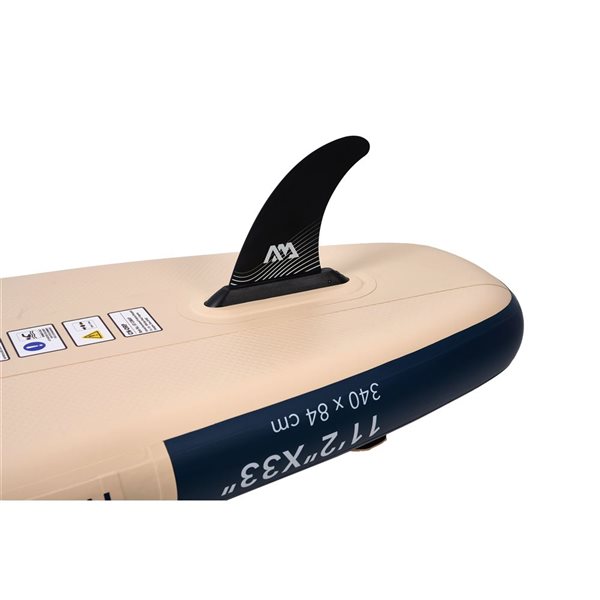 Planche à pagaie debout gonflable Magma Aqua Marina 11 pi L. x 33 po l. en PVC pour utilisation sur eau calme