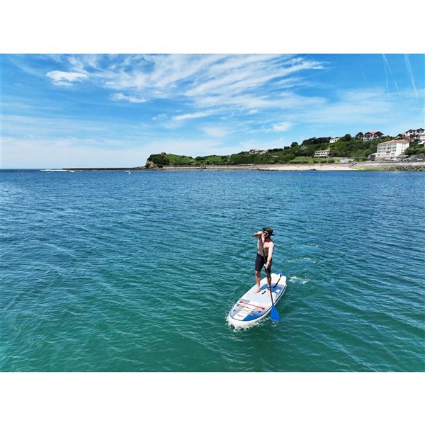 Planche à pagaie debout gonflable Magma Aqua Marina 11 pi L. x 33 po l. en PVC pour utilisation sur eau calme