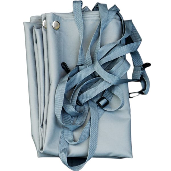 Auvent pour bateau gonflable Aqua Marina blanc et gris