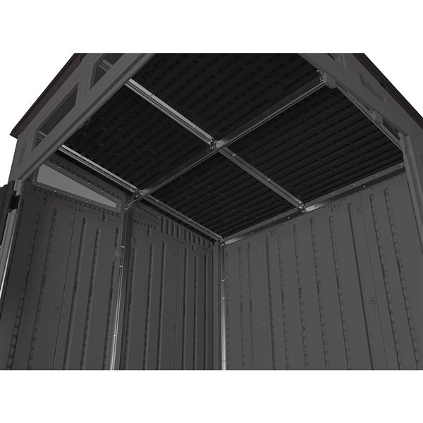 Suncast Modernist 6 W x 5-ft L Black Lean-To Storage Shed