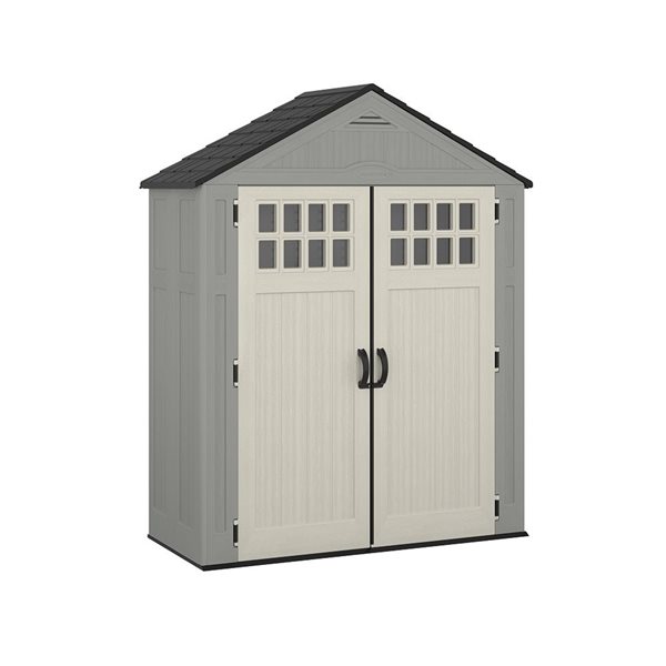Small Rona Sheds Suncast Everett 6 W x 3-ft L Storage Shed - Dove Gray BMS6312 | RONA