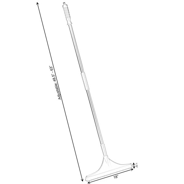 Gardenised Lawn Rake w/ Extendable Handle