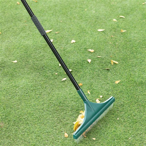 Gardenised Lawn Rake w/ Extendable Handle