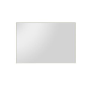 GEF Ella 36-in LED Brushed Gold Frame Mirror