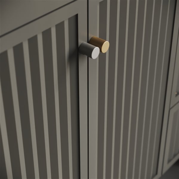 Urban Woodcraft Davos 36-in Single Grey Vanity