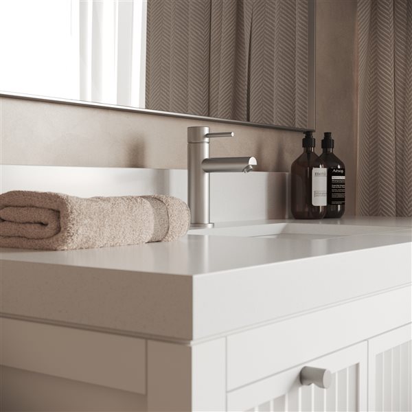 Urban Woodcraft Davos 48-in Single White Vanity