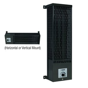 King Electric Grey Pump House Heater 120 V 500 W