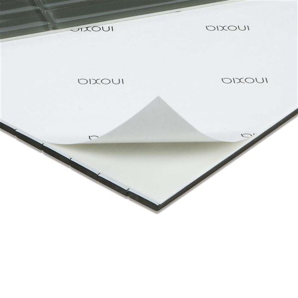 SpeedTiles SPRUCE Dark Green 4 L x 4-in W Glossy Glass Linear Peel-and-Stick Tile Sample
