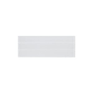 SpeedTiles LILY 6-Pack Off White 8 L x 3-in W Glossy Glass Linear Peel-and-Stick Tile