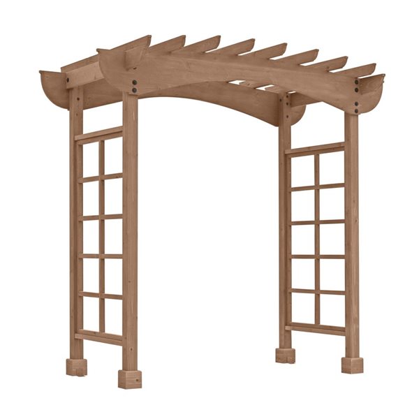Yardistry Large Grand Cedar Backyard Arbour