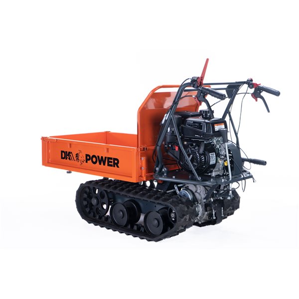 DK2 POWER 660 lb 7 HP 208 cc Gas-Powered Dump Cart w/ Tracks