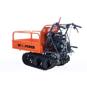 Chariot à benne basculante à essence avec chenilles POWER de DK2 660 lb 7 HP 208 cm³