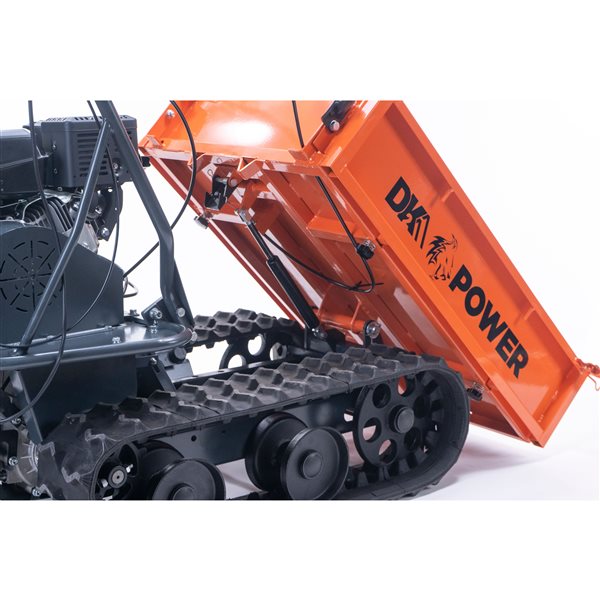 DK2 POWER 660 lb 7 HP 208 cc Gas-Powered Dump Cart w/ Tracks