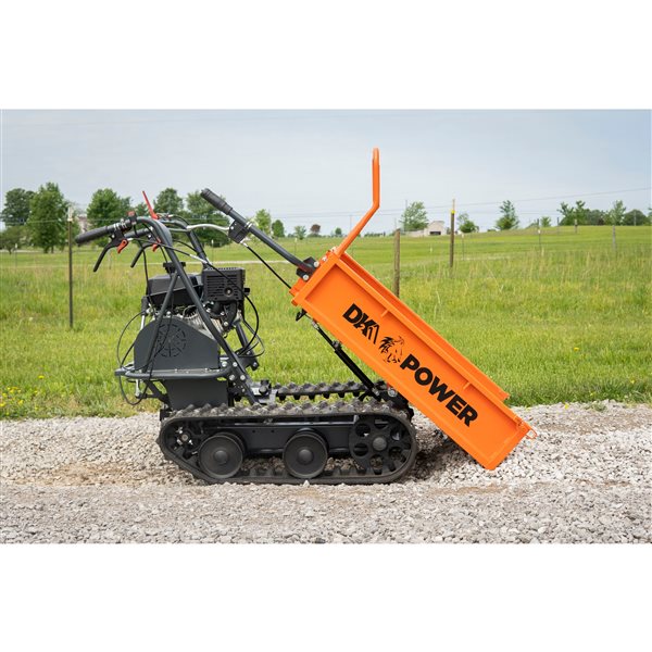 DK2 POWER 660 lb 7 HP 208 cc Gas-Powered Dump Cart w/ Tracks