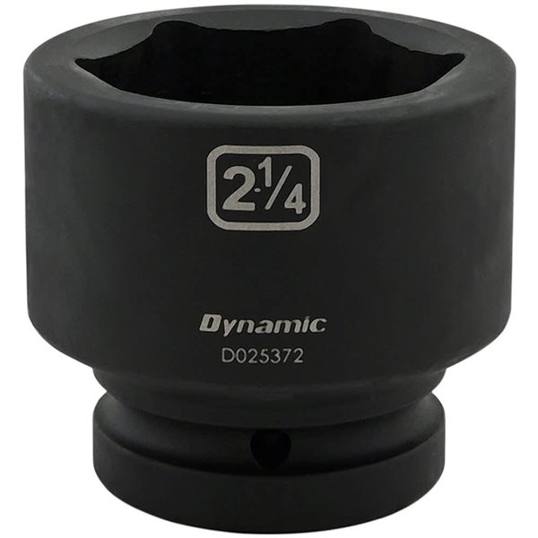 Dynamic Tools 2-1/4 x 1-in Drive Standard 6-Point Shallow Impact Socket