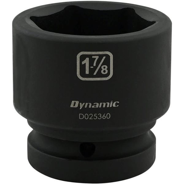 Dynamic Tools 1-7/8 x 1-in Drive Standard 6-Point Shallow Impact Socket