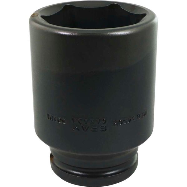 Gray Tools 50 mm X 3/4-in Drive Metric 6-Point Deep Impact Socket