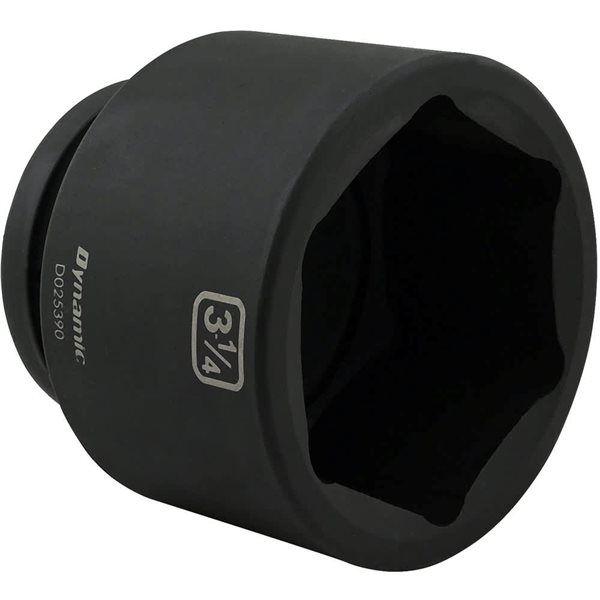 Dynamic Tools 3-1/4 x 1-in Drive Standard 6-Point Shallow Impact Socket
