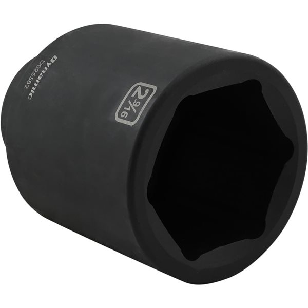 Dynamic Tools 2-9/16 x 1-in Drive Standard 6-Point Deep Impact Socket